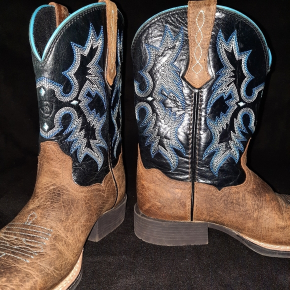 Ariat Tombstone Western Cowboy Boot Unisex Youth Size 13 - Picture 5 of 8